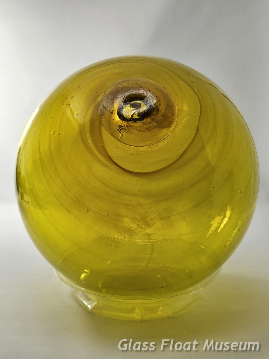 Yellow, Yellow/Gold Swirls, 8 1/4 Inch